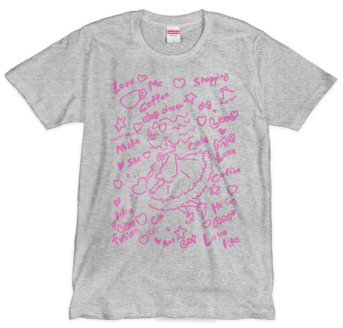 Tシャツ(シルクスクリーン印刷) - L - 1色
