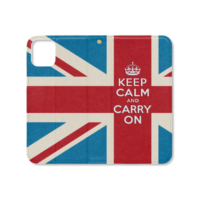 手帳型iPhoneケース（ベルトなし） - iPhone 11 - ストラップ穴 あり