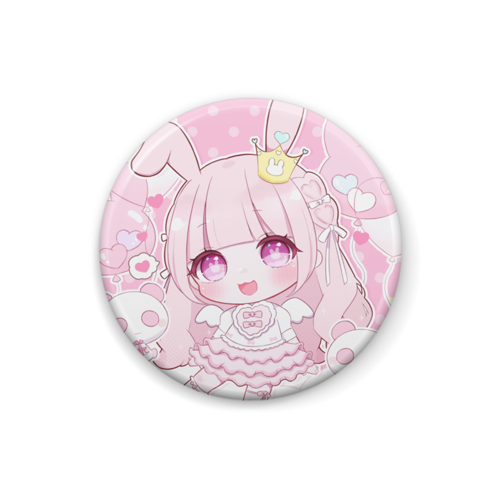 缶バッジ - 25mm(ピンク)