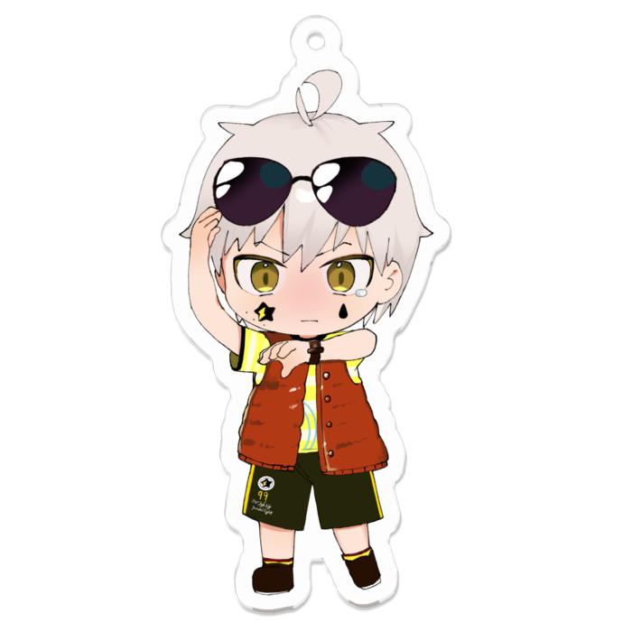 アクリルキーホルダー - 70 x 70 (mm)