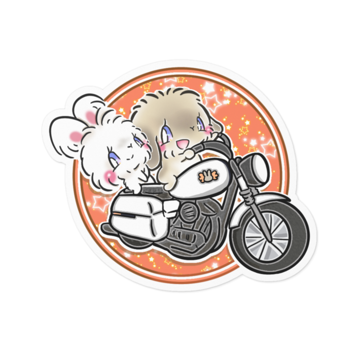 ステッカー - 100 x 100 (mm)