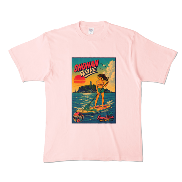 カラーTシャツ - XL - ライトピンク (淡色)