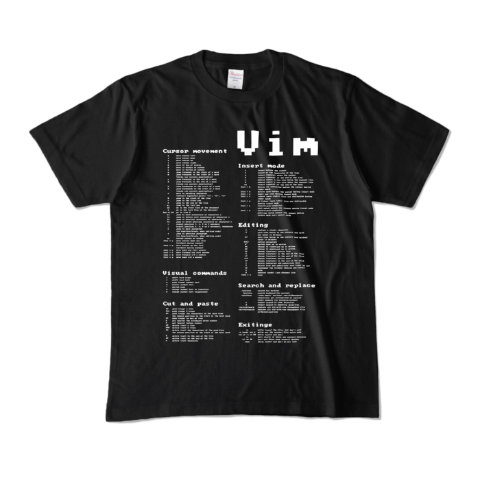 カラーTシャツ - M - ブラック (濃色)