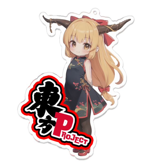 アクリルキーホルダー - 100 x 100 (mm)