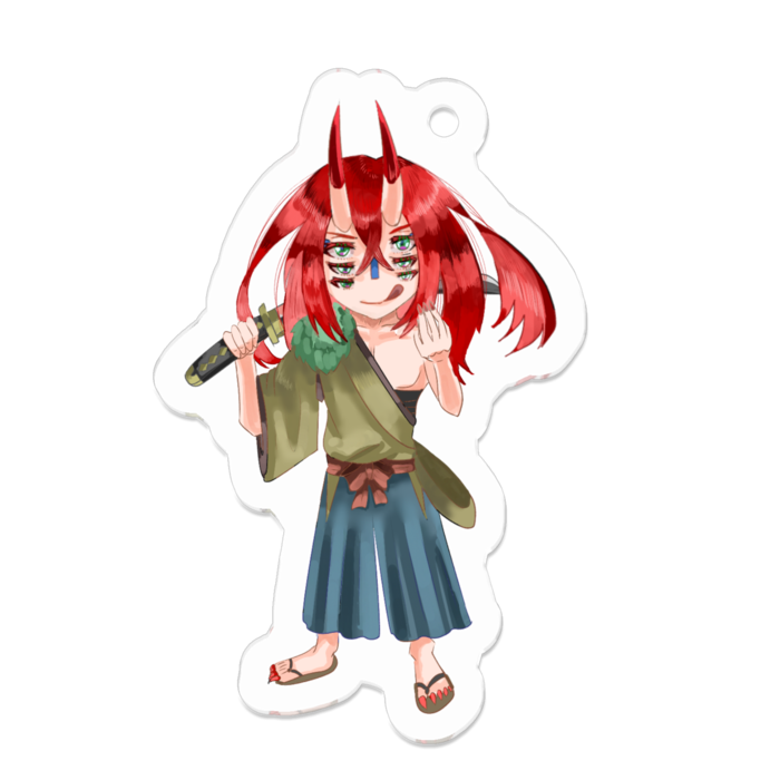 アクリルキーホルダー - 50 x 50 (mm)