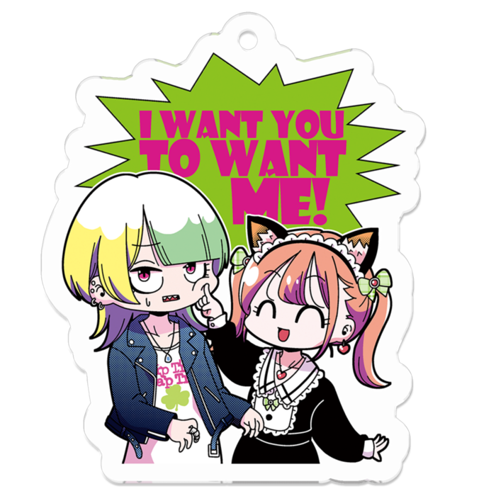 アクリルキーホルダー - 50 x 50 (mm)