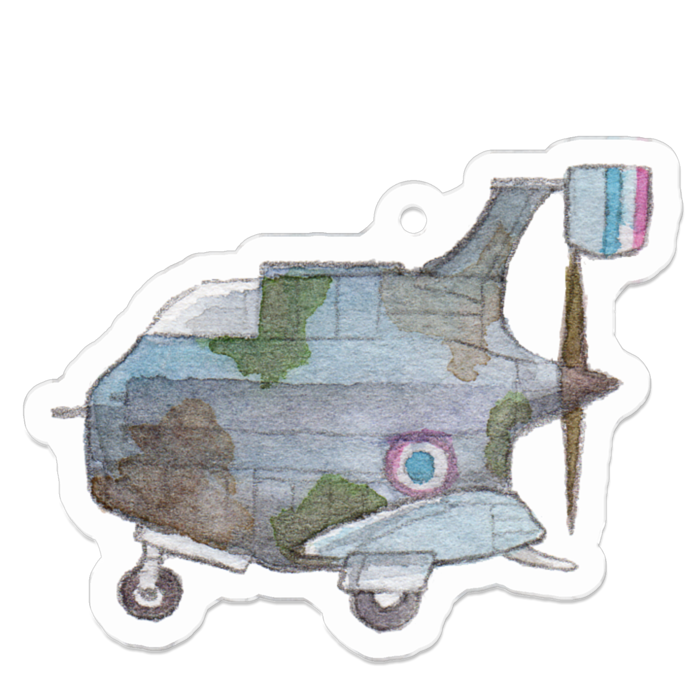 アクリルキーホルダー - 50 x 50 (mm)