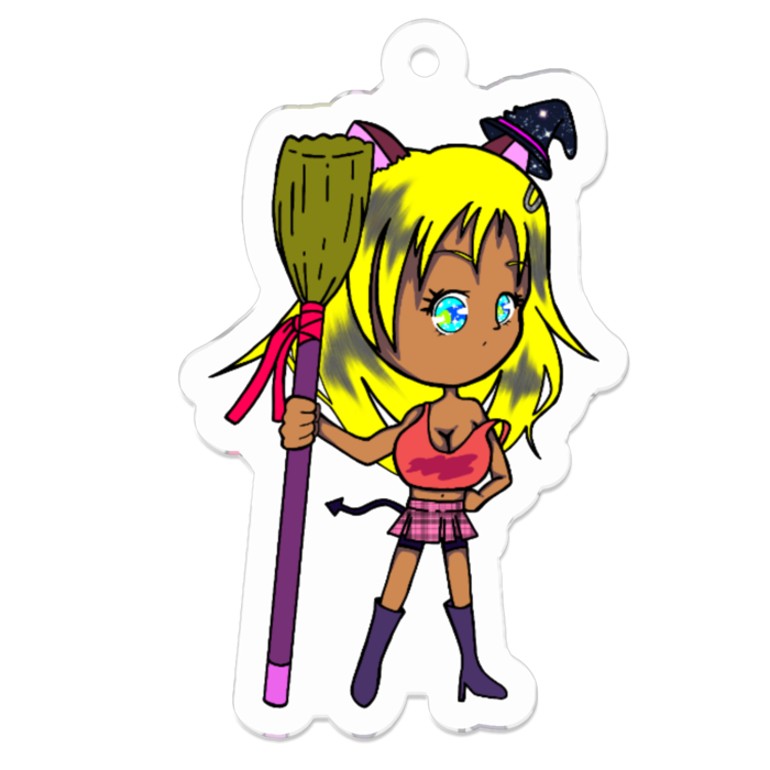 アクリルキーホルダー（コーティング） - 50 x 50 (mm)