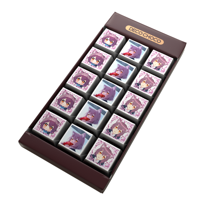 DECOチョコ - 列ごとにデザイン