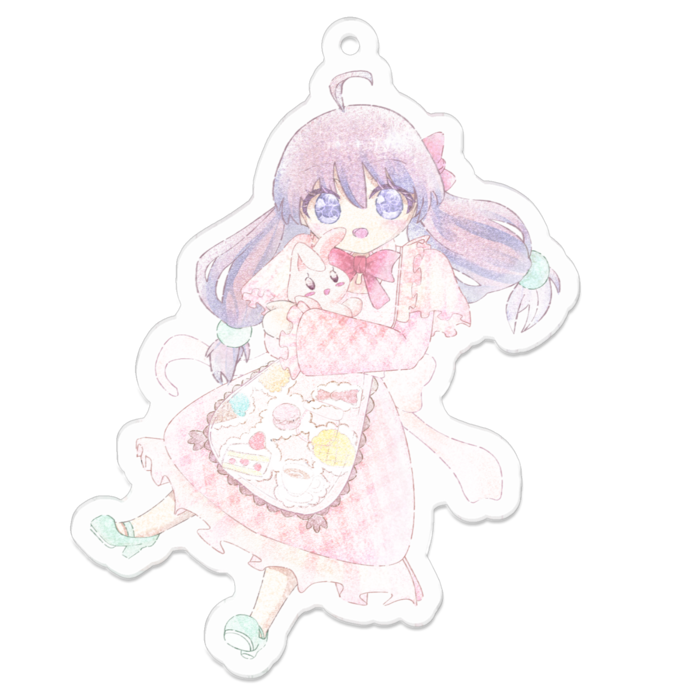 アクリルキーホルダー - 70 x 70 (mm)