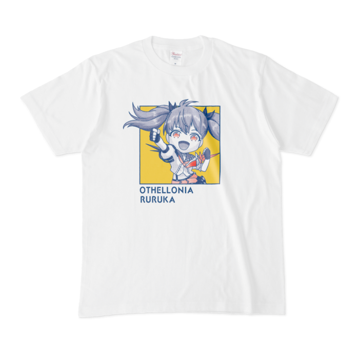 ミニルルカ ちびキャラTシャツ（M/ホワイト）