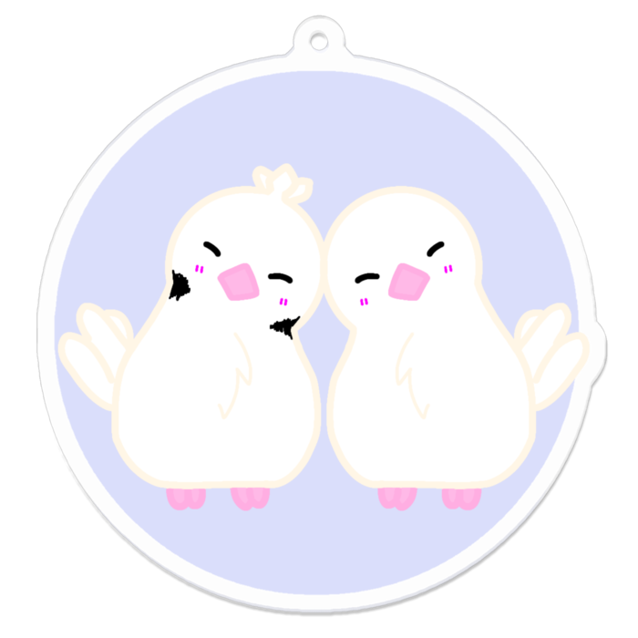 アクリルキーホルダー - 70 x 70 (mm)