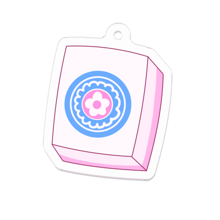 アクリルキーホルダー - 50 x 50 (mm)