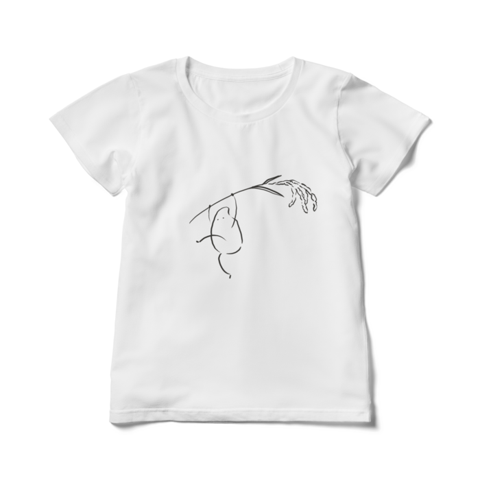 一人でレディースTシャツ - L - シンプル
