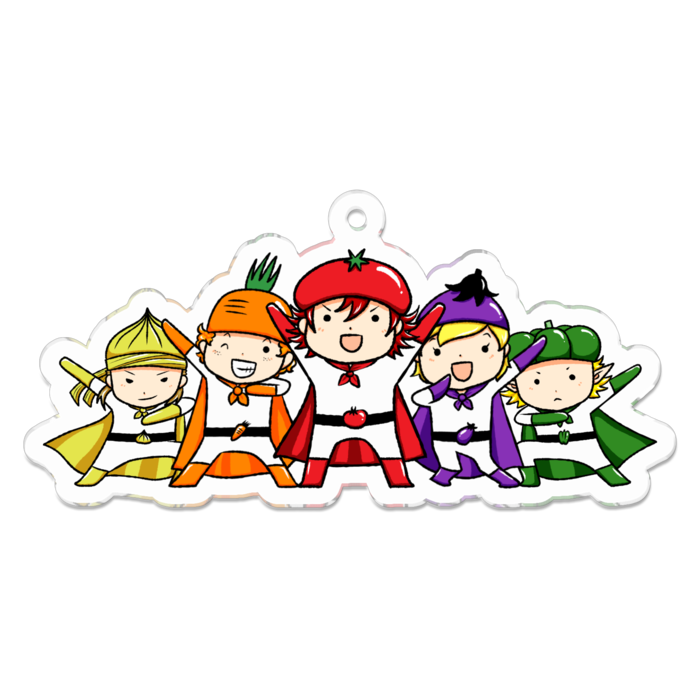 アクリルキーホルダー - 70 x 70 (mm)