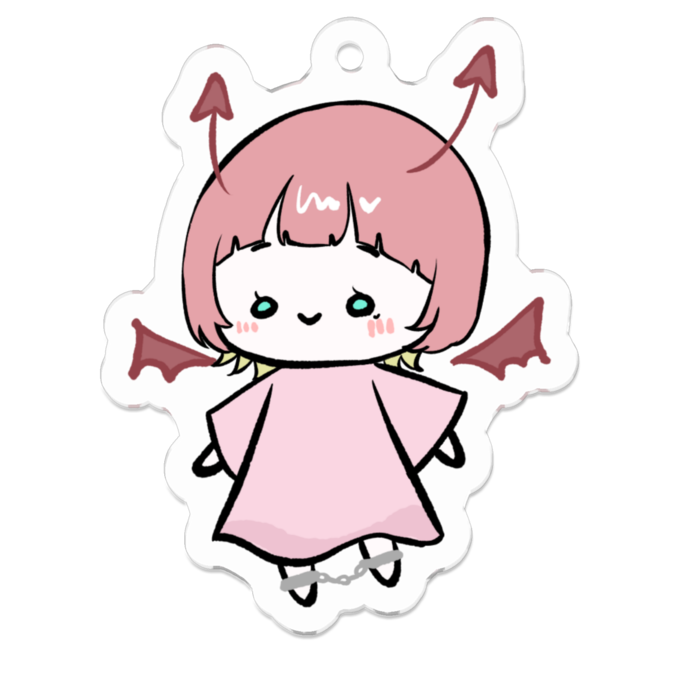 アクリルキーホルダー - 50 x 50 (mm)