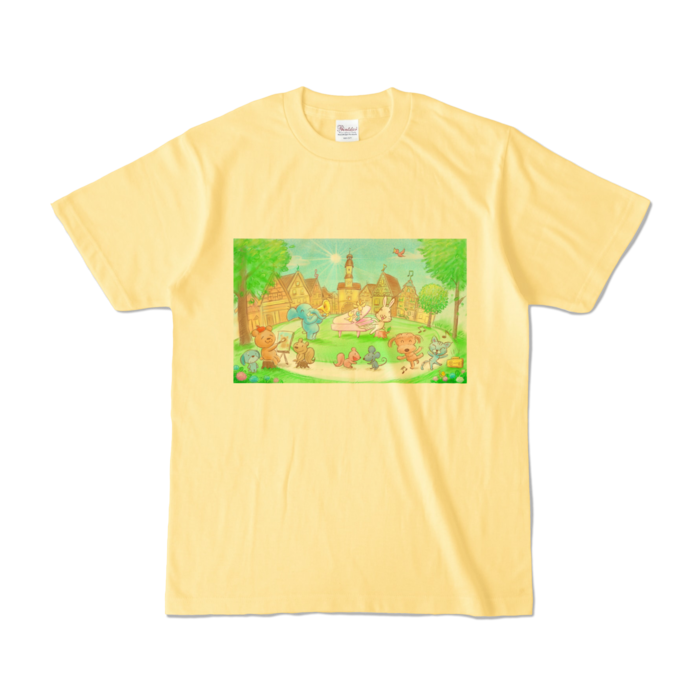 カラーTシャツ - S - ライトイエロー (淡色)