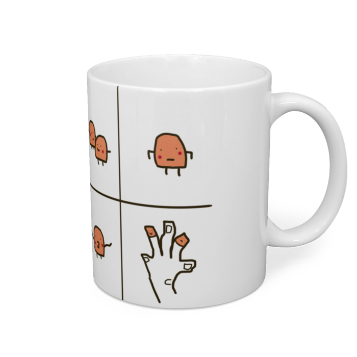 マグカップ - 直径 8 cm / 高さ 9.5 cm