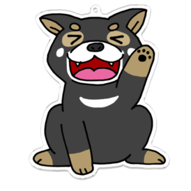遊んでほしい桃ちゃんアクリルキーホルダー イラストショップ あさりんち Booth