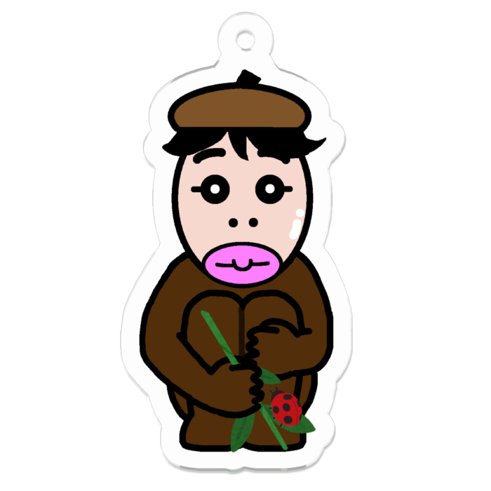 アクリルキーホルダー - 50 x 50 (mm)