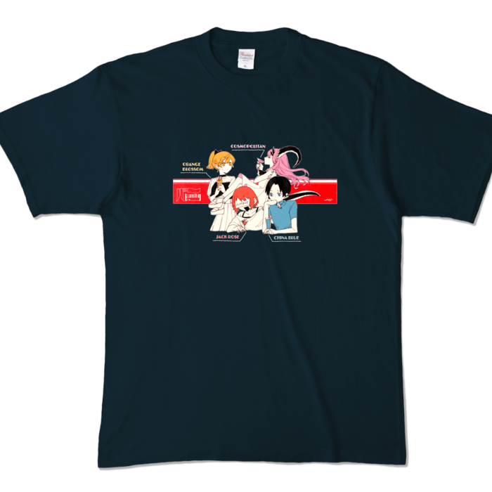 カラーTシャツ - XL - ネイビー (濃色)