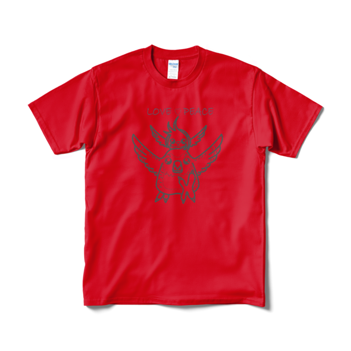 Tシャツ(短納期) - M - レッド