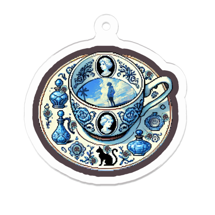 アクリルキーホルダー - 50 x 50 (mm)