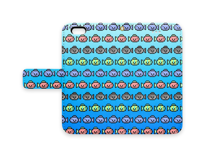 手帳型iPhoneケース - iPhone6 - ストラップ穴 あり