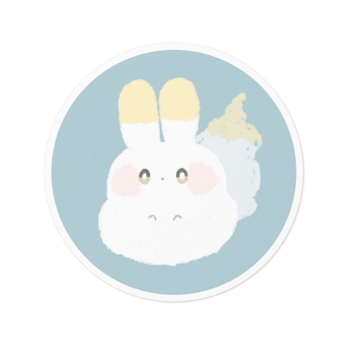 ステッカー - 100 x 100 (mm)