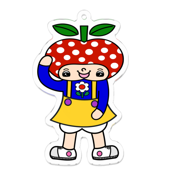 アクリルキーホルダー イエロー