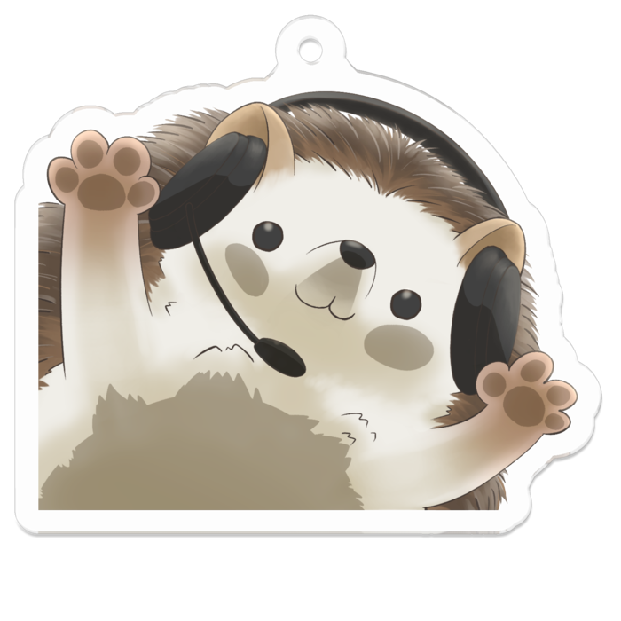 アクリルキーホルダー - 50 x 50 (mm)