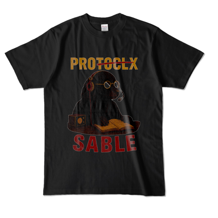 カラーTシャツ - L - ブラック (濃色)