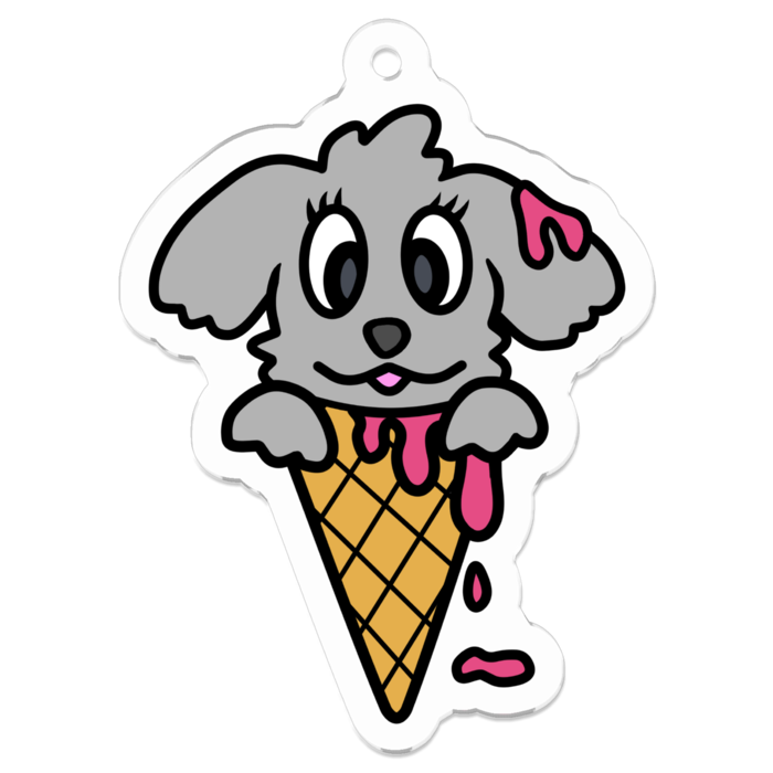 アクリルキーホルダー（コーティング） - 50 x 50 (mm)