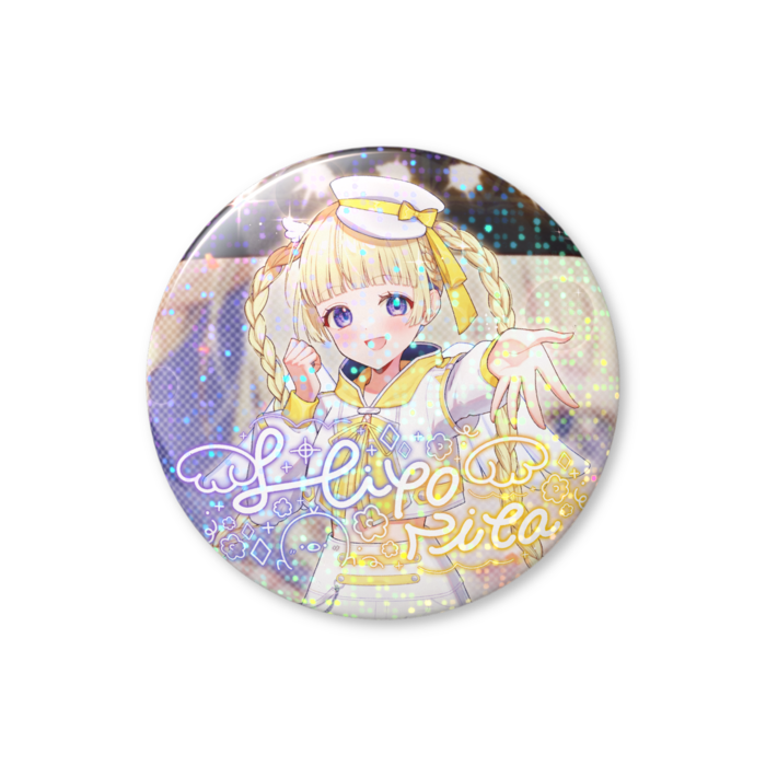 ホログラム缶バッジ(56mm - グリッター)