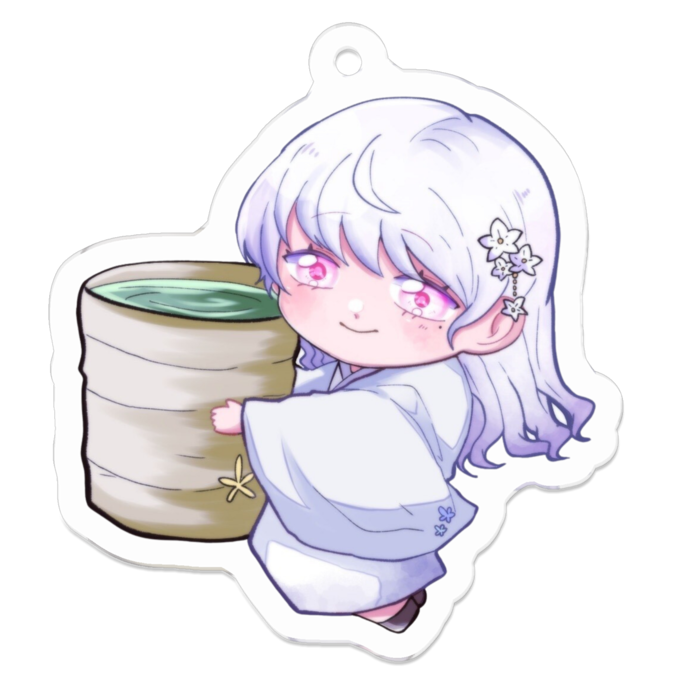 瑛茉のミニキャラアクリルキーホルダー - 50 x 50 (mm)(1)
