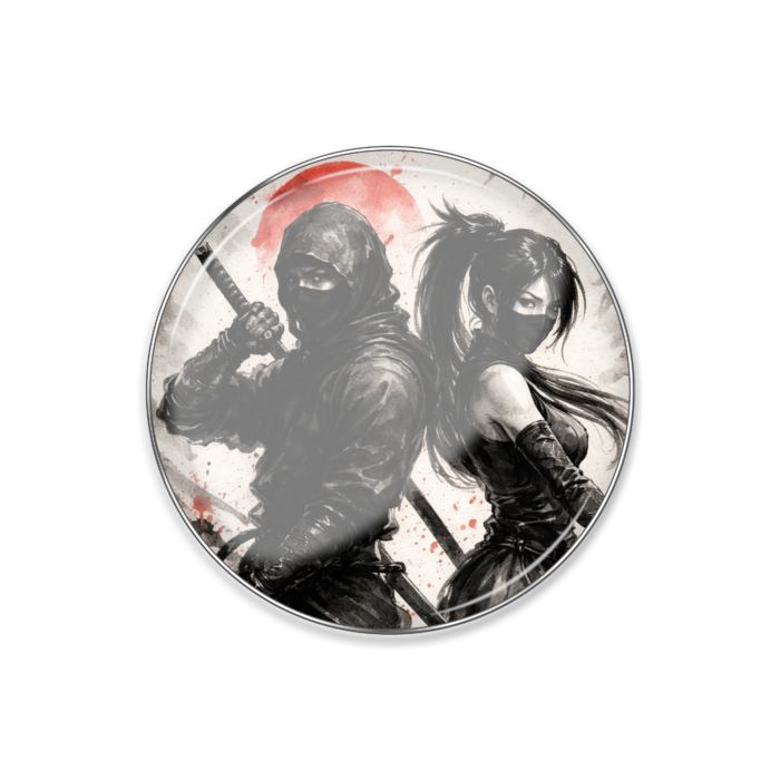 ピンバッジ - 丸形25mm(4)