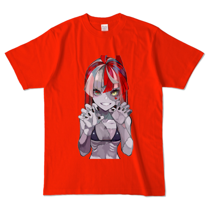 カラーTシャツ - L - レッド (濃色)