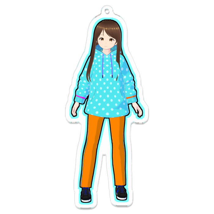 アクリルキーホルダー - 100 x 100 (mm)