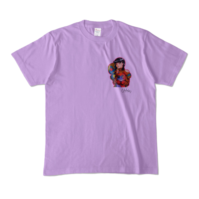 カラーTシャツ - M - ライトパープル (淡色)