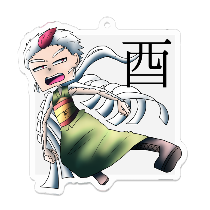 アクリルキーホルダー - 70 x 70 (mm)