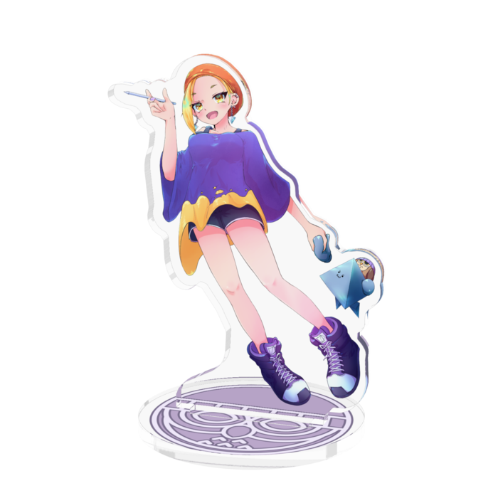 綿白しくキービジュアルアクリルフィギュア - 70mm