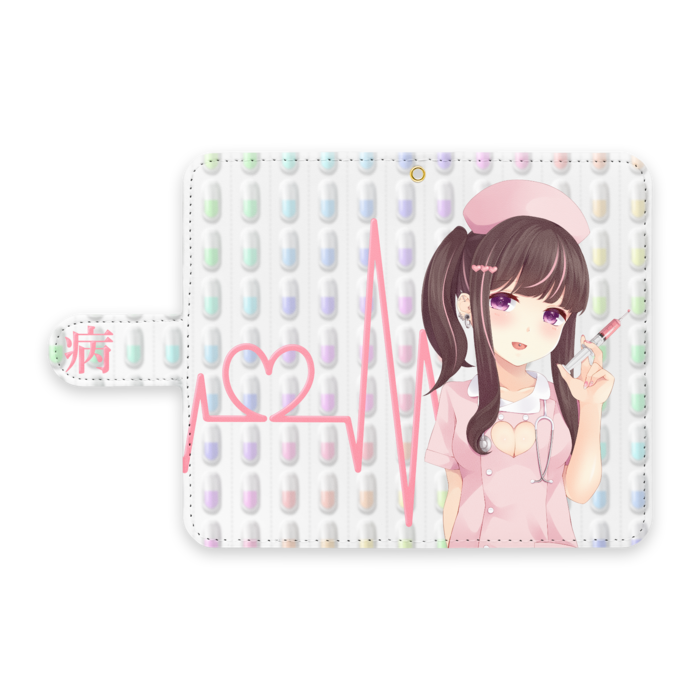 手帳型Androidケース - S - ストラップ穴 あり(1)