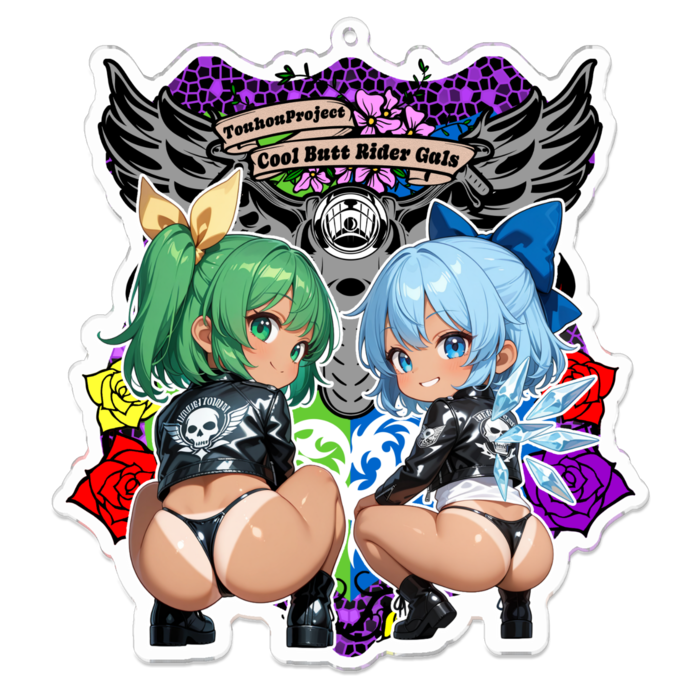 アクリルキーホルダー - 100 x 100 (mm)