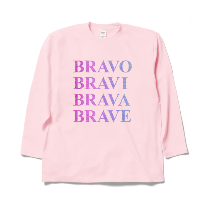 ブラボー隊Type02(ロングTシャツ) - XL - ライトピンク