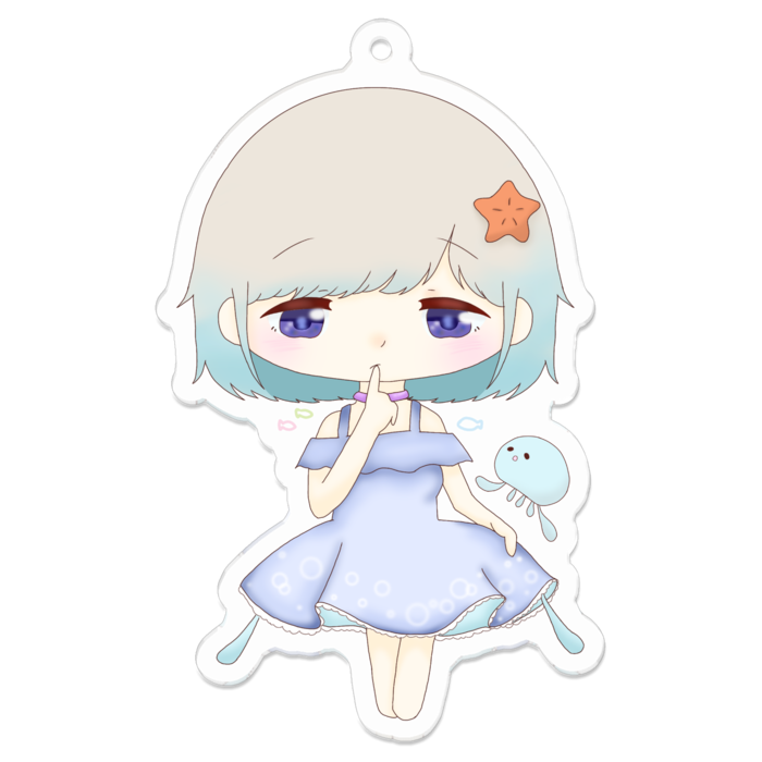 アクリルキーホルダー - 70 x 70 (mm)