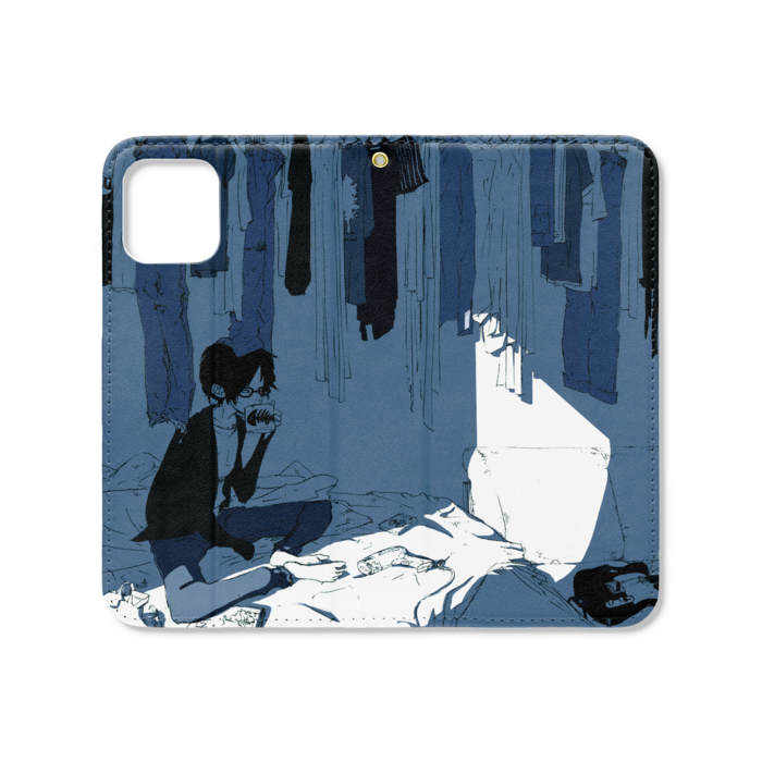 手帳型iPhoneケース（ベルトなし） - iPhone 11 Pro - ストラップ穴 あり