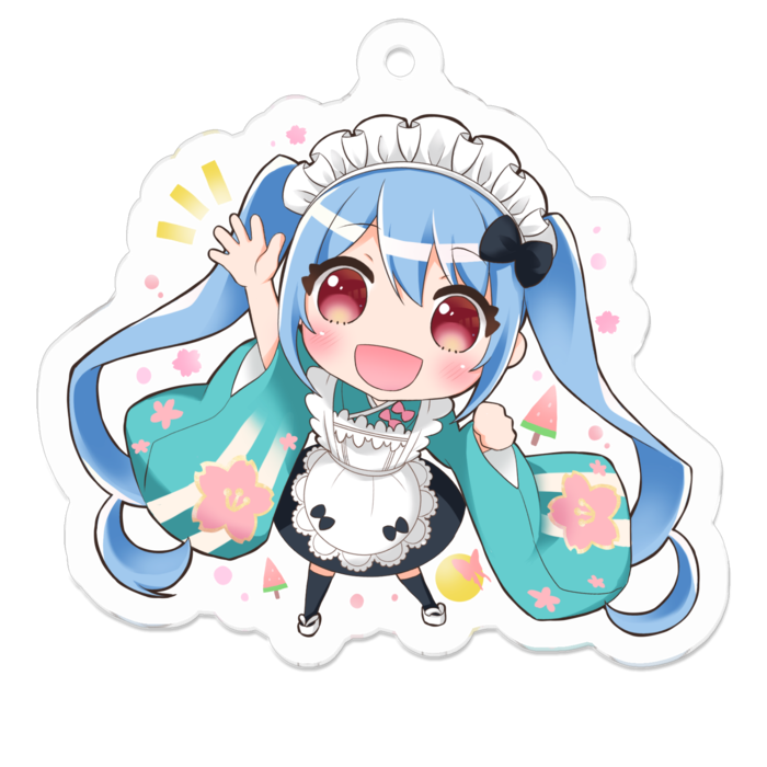 アクリルキーホルダー - 50 x 50 (mm)