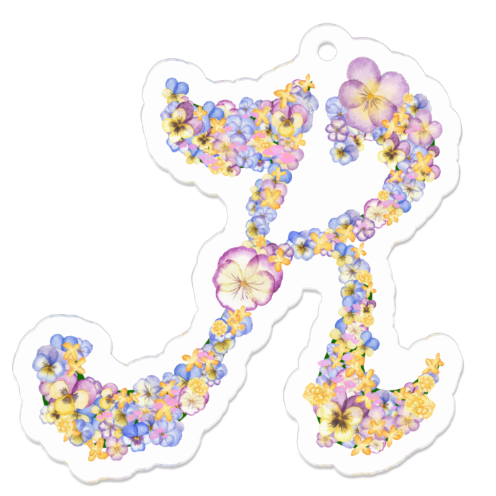 K　アクリルキーホルダー - 50 x 50 (mm)(10)