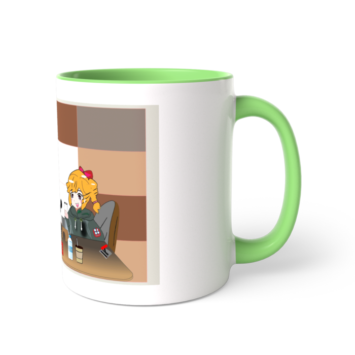 ツートンカラーマグカップ - 直径 8.2cm / 高さ 9.5cm