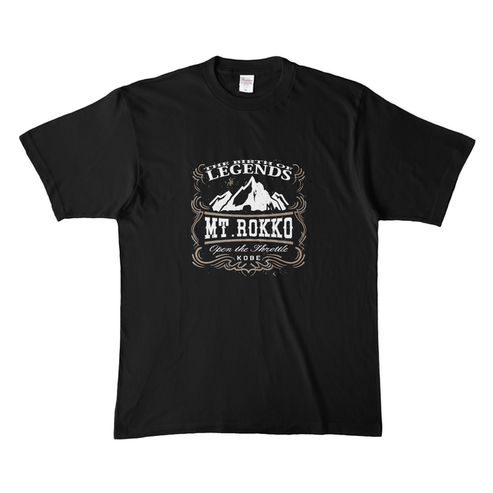 カラーTシャツ(濃色) - XL - ブラック